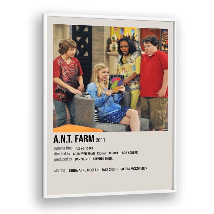 A N T Farm 2011 Movie Posters in White Plain Frame