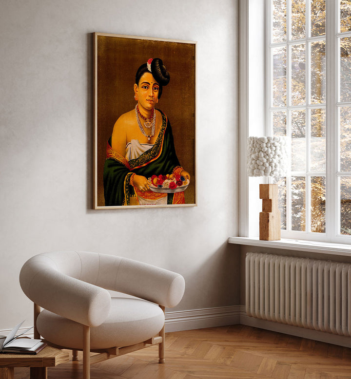 A NAYAR LADY WITH DISTINCTIVE HAIRSTYLE