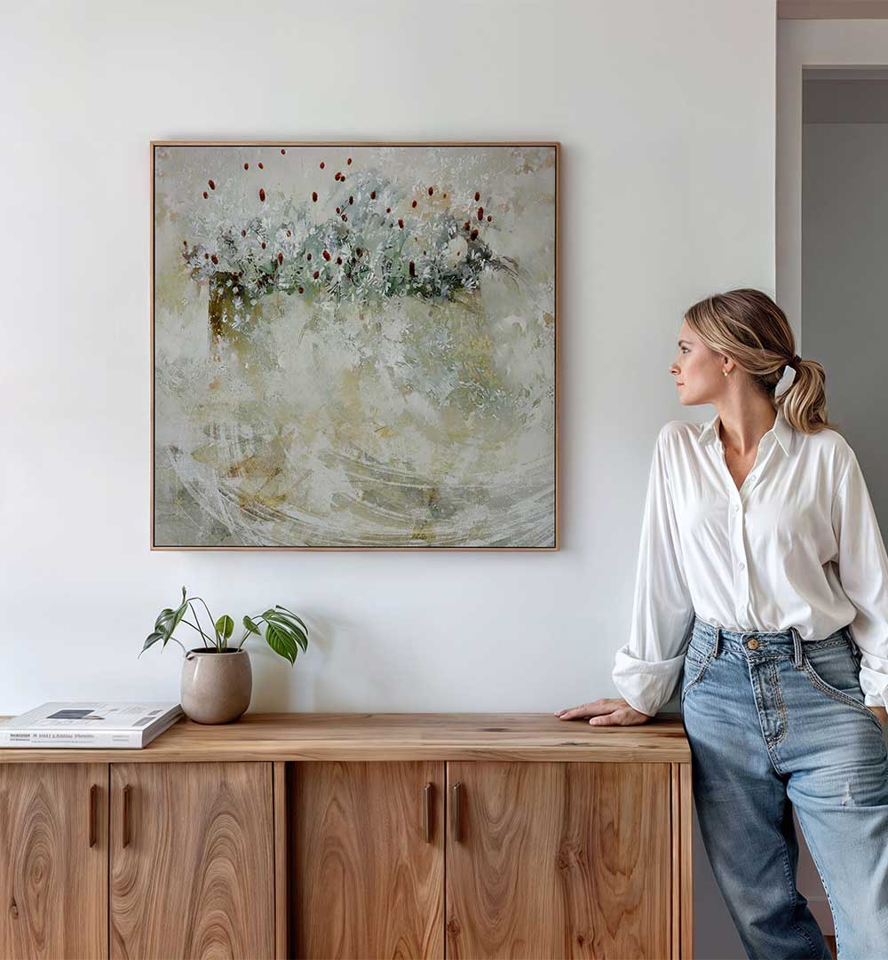 A NEW DAY , FLORAL FLOWER PAINTINGS