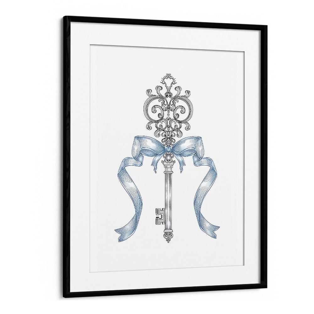 A Regal Key Kids Art Artwork in Black Frame With Mount
