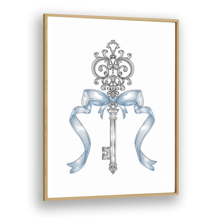 A Regal Key Kids Art Artwork in Oak Wood Plain Frame
