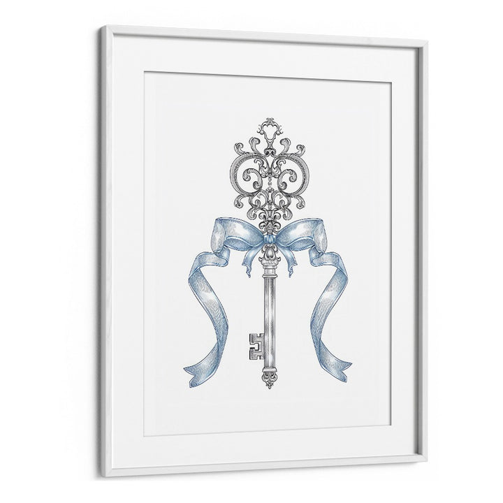 A Regal Key Kids Art Artwork in White Frame With Mount