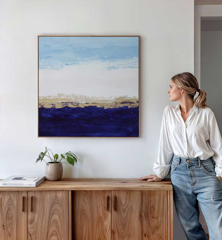 A SERENE SEASCAPE II , ABSTRACT PAINTINGS