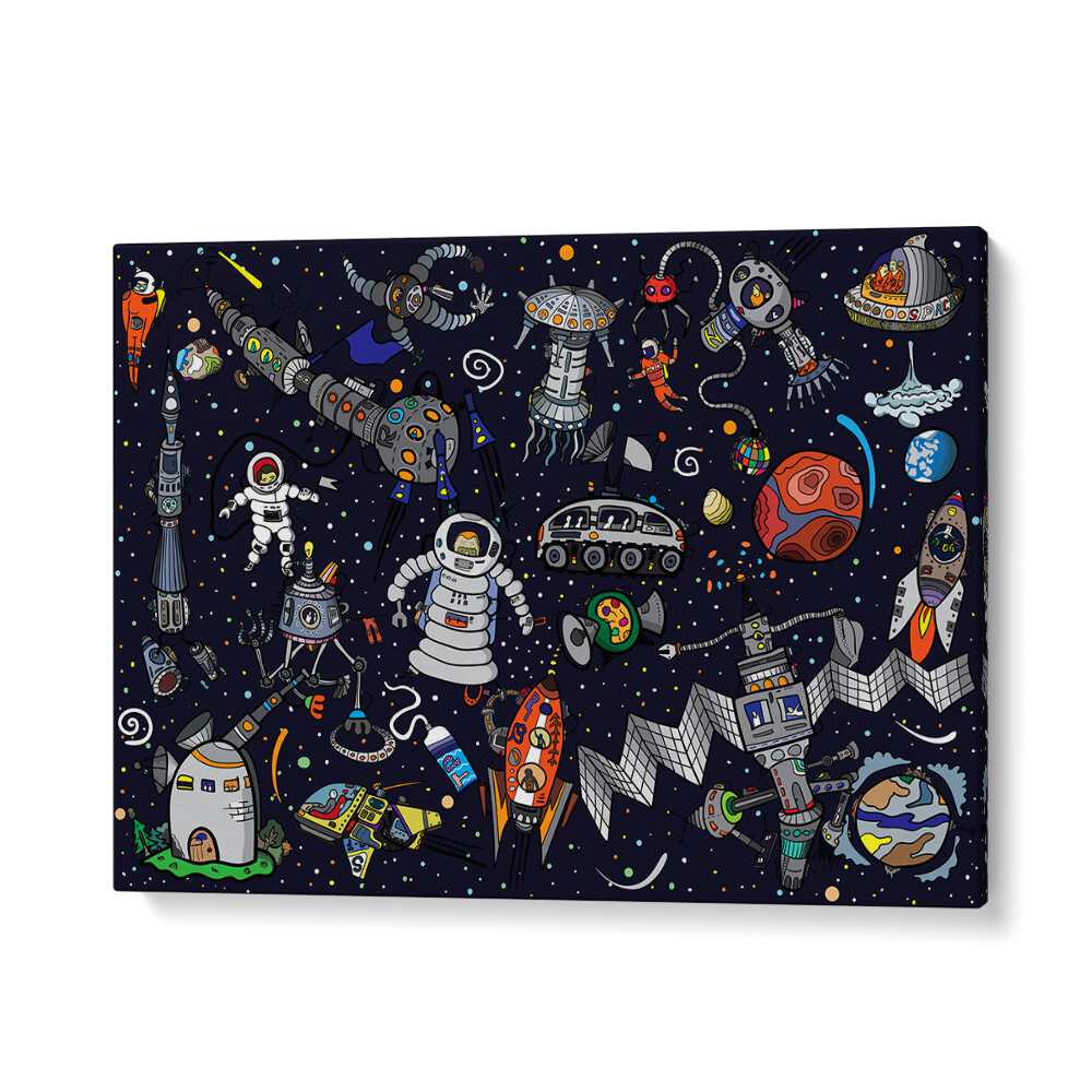 A Situation In Space Comic Art Artwork in Gallery Wrap