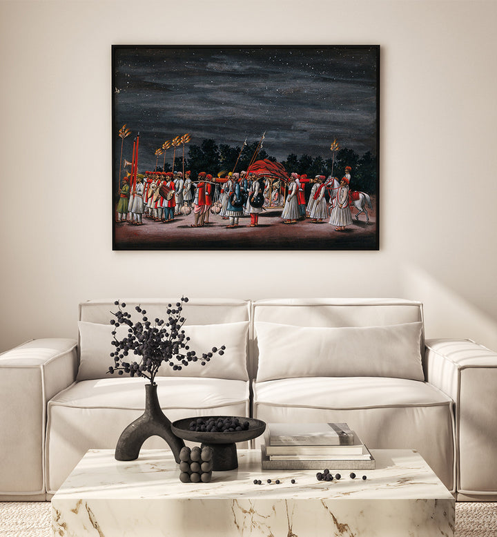 A WEDDING PROCESSION BY NIGHT