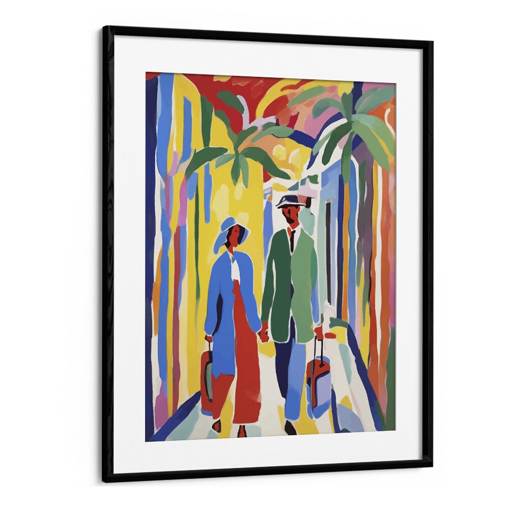 A Witness To Your Life By Uma Gokhale Art Prints in Black Frame With Mount