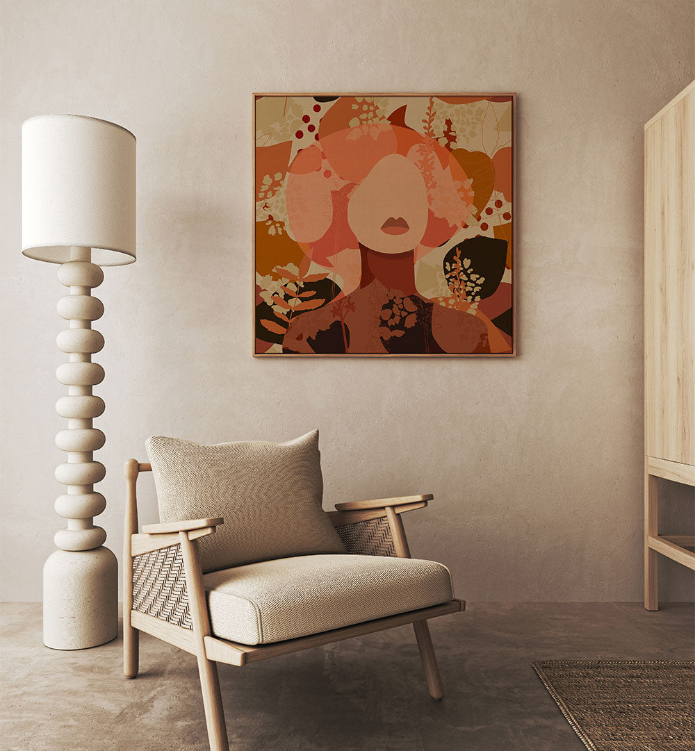 ABSTRACT AUTUMN WOMAN