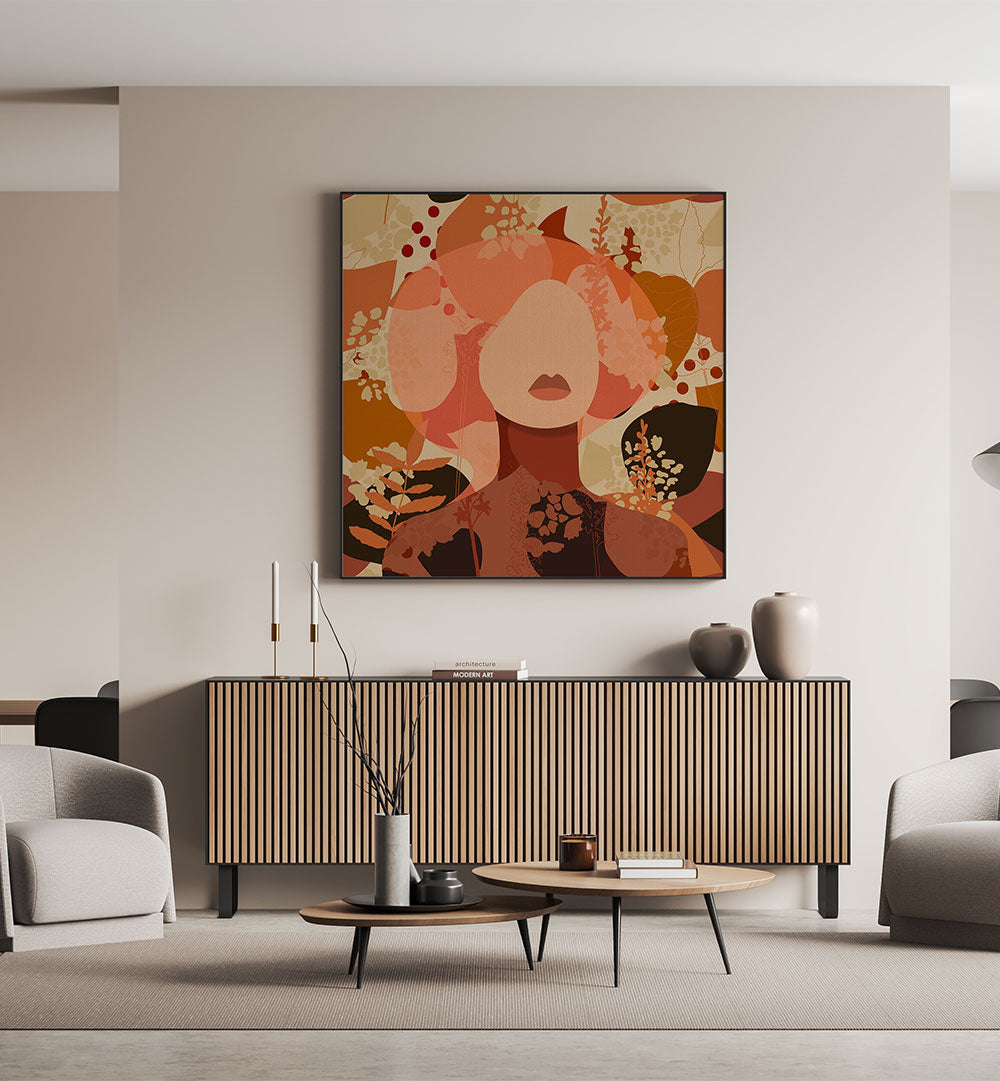 ABSTRACT AUTUMN WOMAN