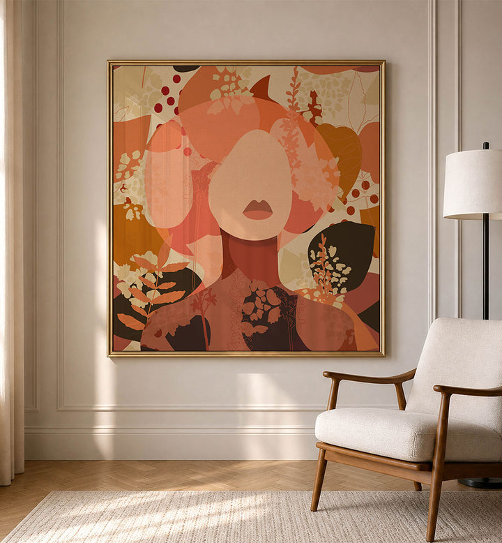 ABSTRACT AUTUMN WOMAN