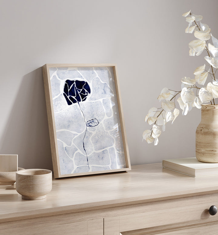 ABSTRACT BLUE ROSE