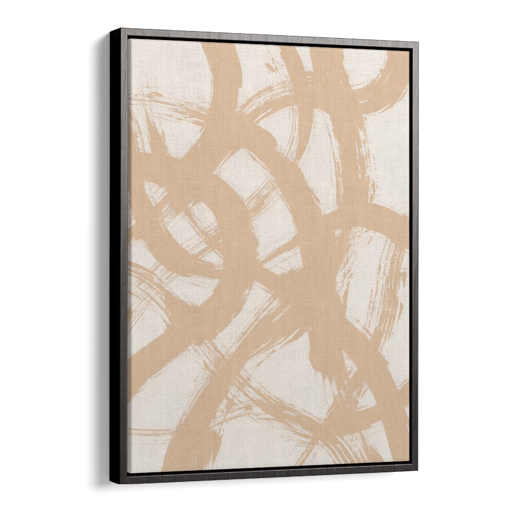 Abstract Brush Of Chaos By Mareike Bohmer Abstract Art Artwork in Black Floater Frame
