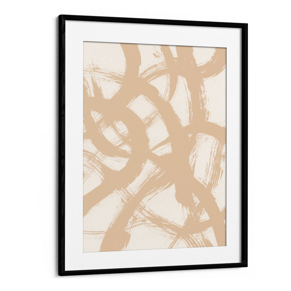 Abstract Brush Of Chaos By Mareike Bohmer Abstract Art Artwork in Black Frame With Mount
