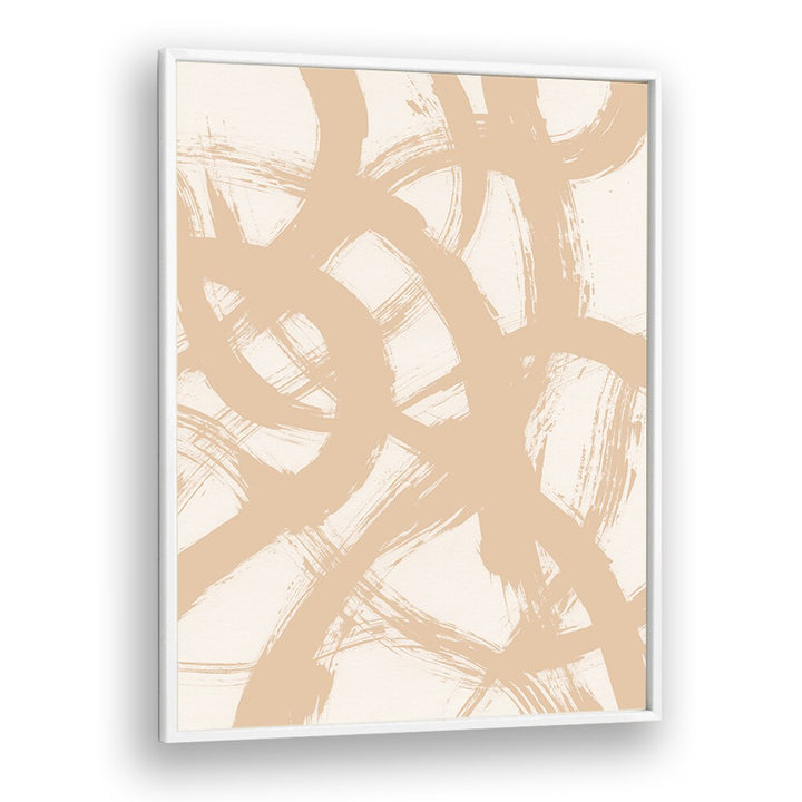 Abstract Brush Of Chaos By Mareike Bohmer Abstract art Artwork in White Plain Frame
