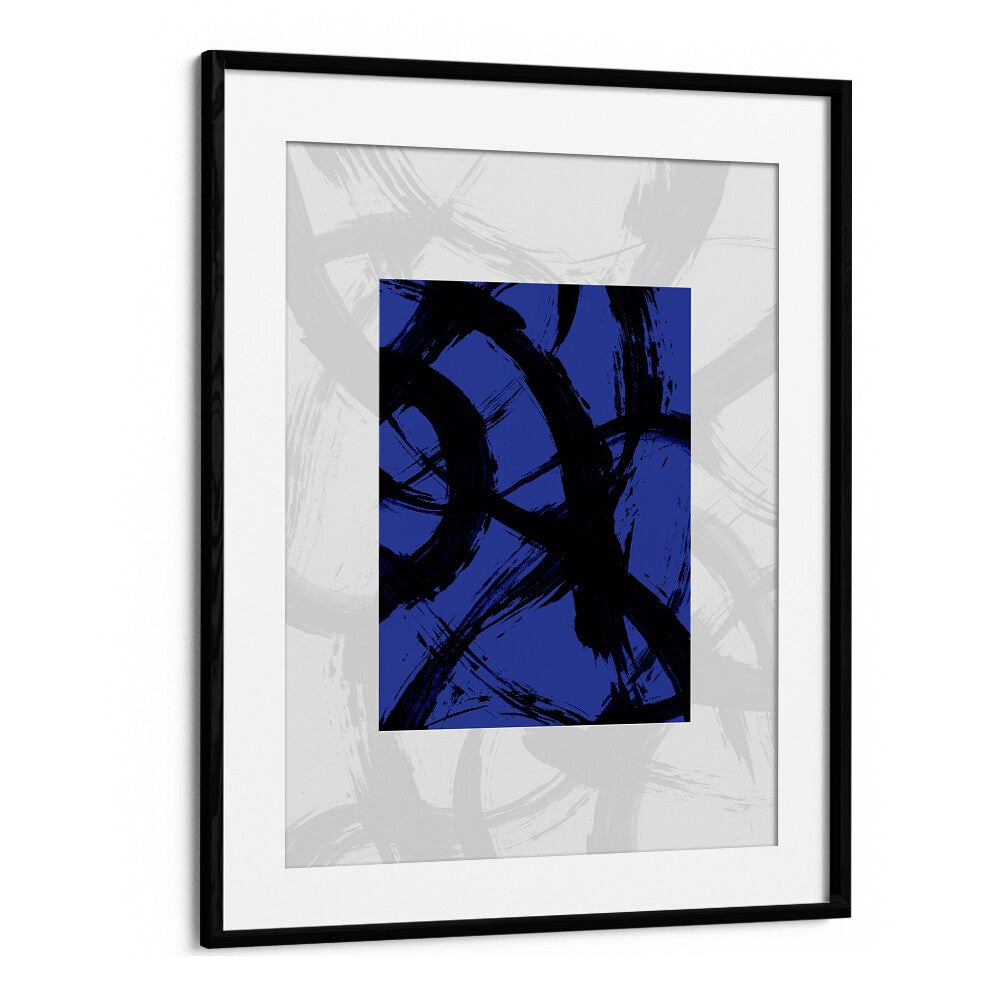 Abstract Brush Of Dreams By Mareike Bohmer Abstract Art Artwork in Black Frame With Mount
