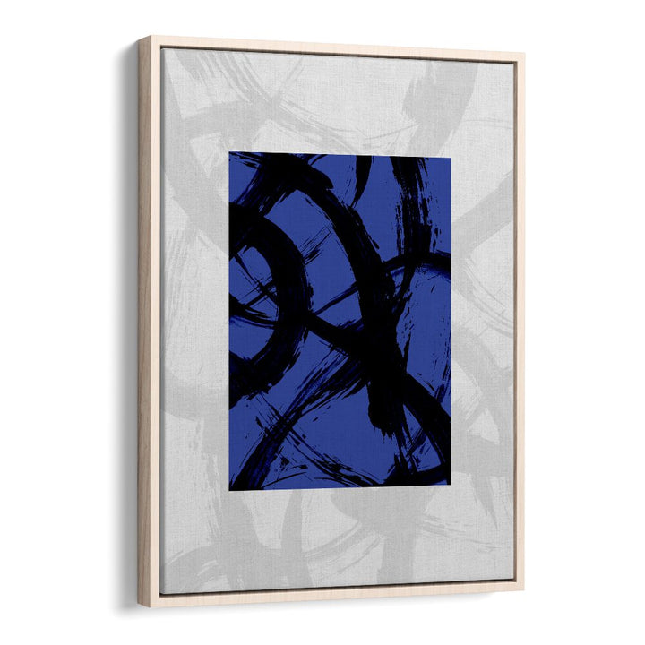 Abstract Brush Of Dreams By Mareike Bohmer Abstract Art Artwork in Oak Wood Floater Frame
