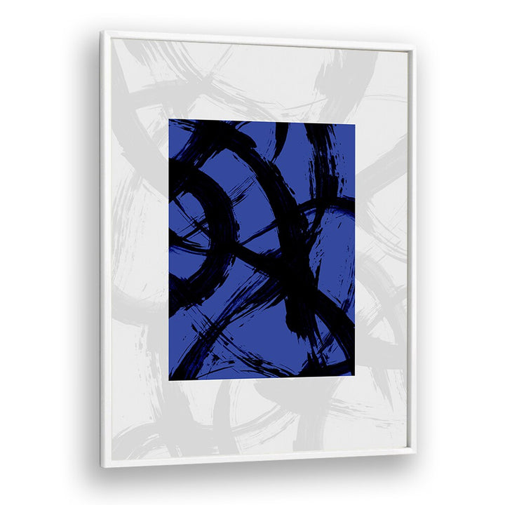 Abstract Brush Of Dreams By Mareike Bohmer Abstract art Artwork in White Plain Frame
