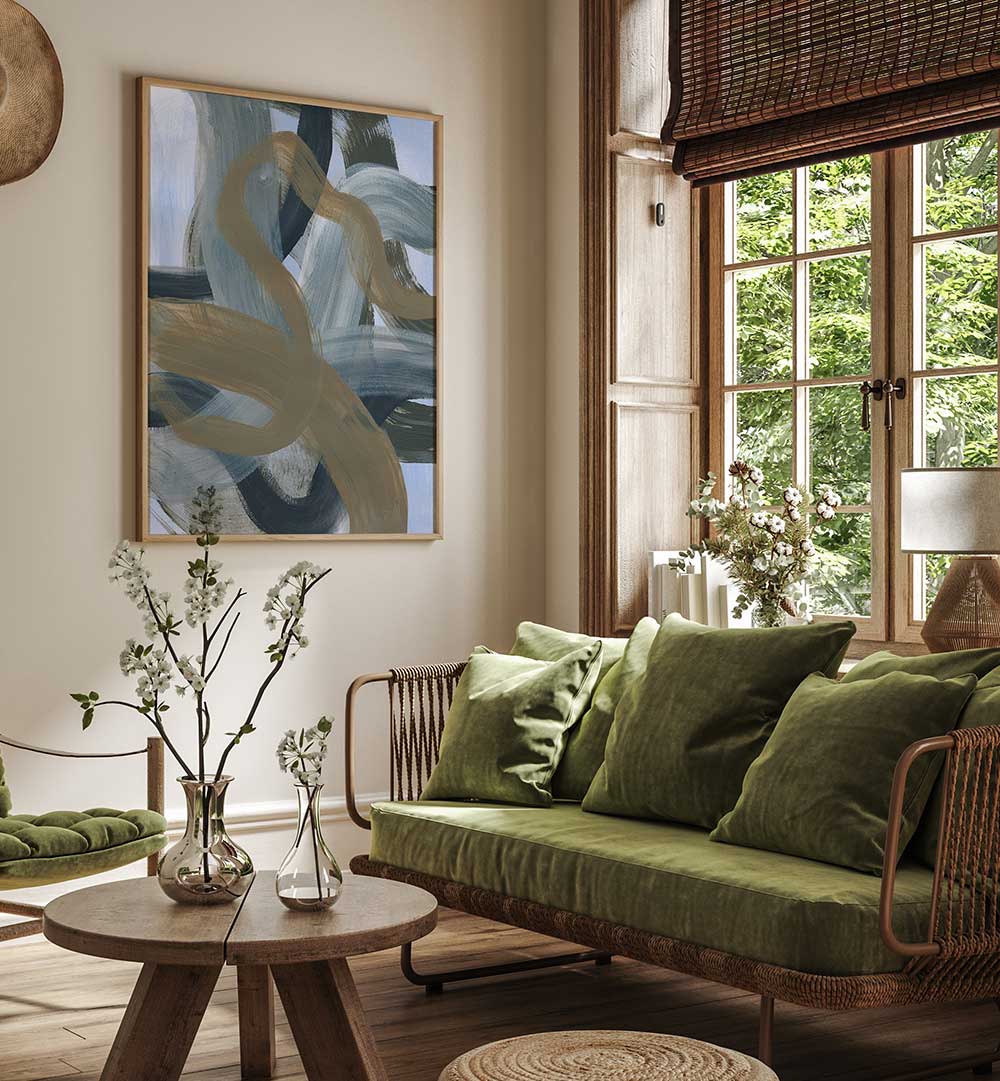 ABSTRACT BRUSH STROKES XIX , ABSTRACT PAINTINGS