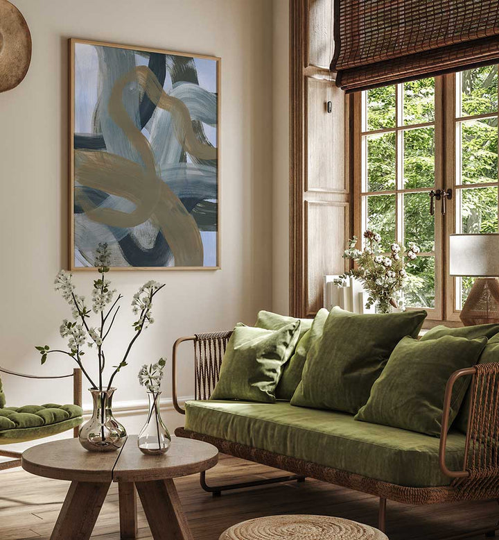 ABSTRACT BRUSH STROKES XIX , ABSTRACT PAINTINGS