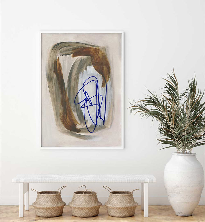 ABSTRACT BRUSH STROKES XI , ABSTRACT PAINTINGS