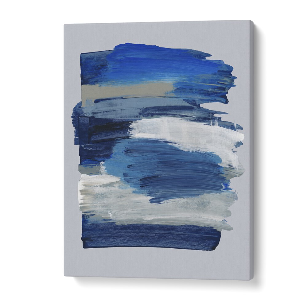 Abstract Brush Strokes Blue Mirage By Mareike Bohmer Abstract Art Artwork in Gallery Wrap
