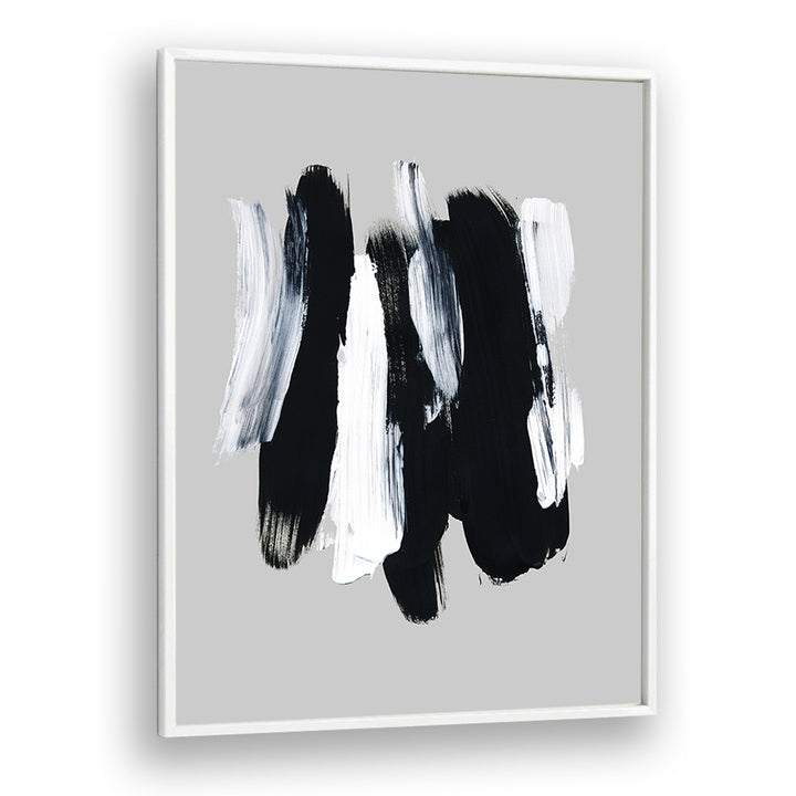 Abstract Brush Strokes Xii By Mareike Bohmer Abstract art Artwork in White Plain Frame
