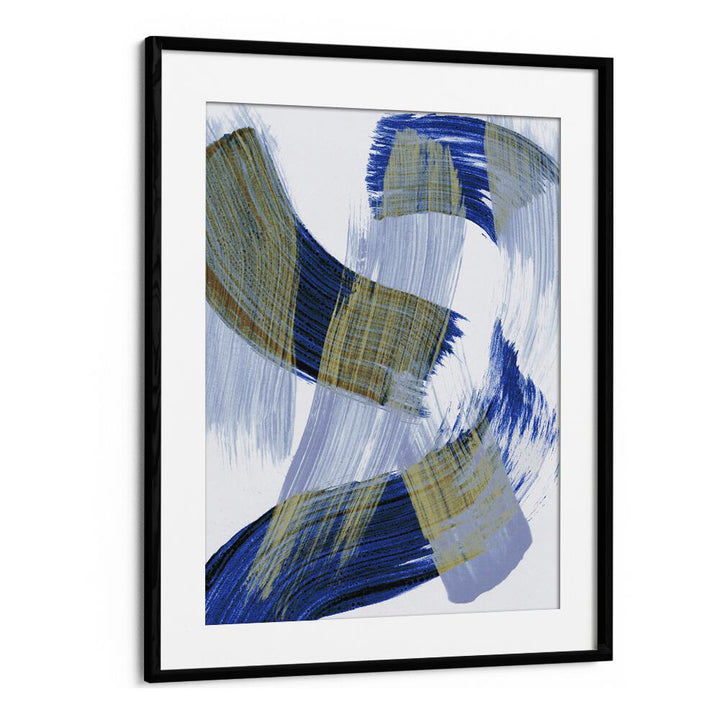 Abstract Brushdance By Mareike Bohmer Abstract Art Artwork in Black Frame With Mount
