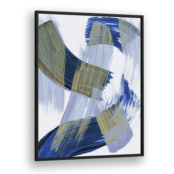 Abstract Brushdance By Mareike Bohmer Abstract art Artwork in Black Plain Frame
