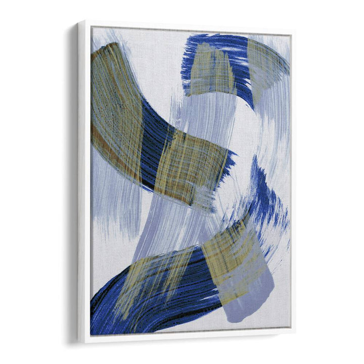 Abstract Brushdance By Mareike Bohmer Abstract art painting Artwork in White Floater Frame
