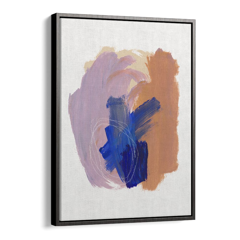 Abstract Brushflow By Mareike Bohmer Abstract Art Artwork in Black Floater Frame
