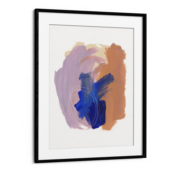 Abstract Brushflow By Mareike Bohmer Abstract Art Artwork in Black Frame With Mount
