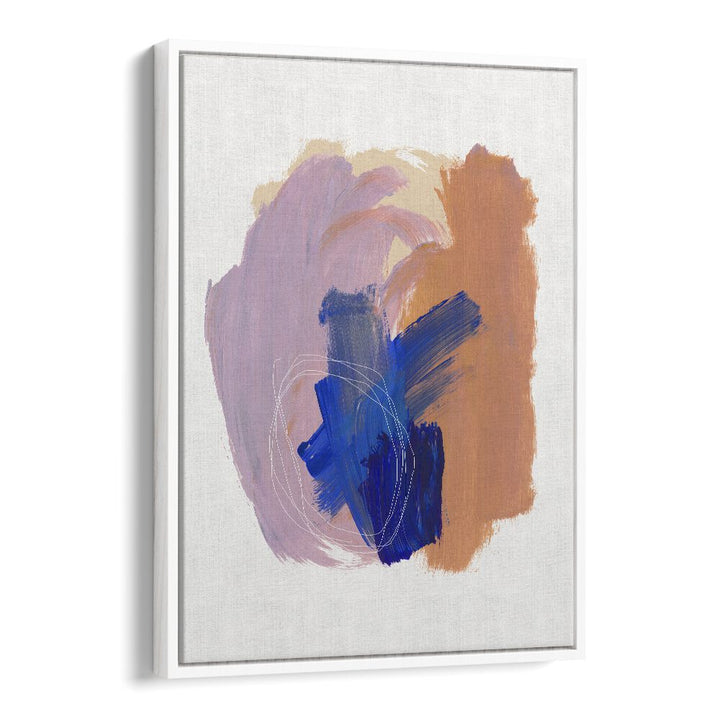 Abstract Brushflow By Mareike Bohmer Abstract art painting Artwork in White Floater Frame
