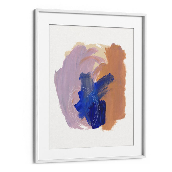 Abstract Brushflow By Mareike Bohmer Abstract Art Artwork in White Frame With Mount