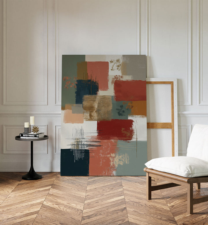 ABSTRACT BRUSHSTROKE GRID II