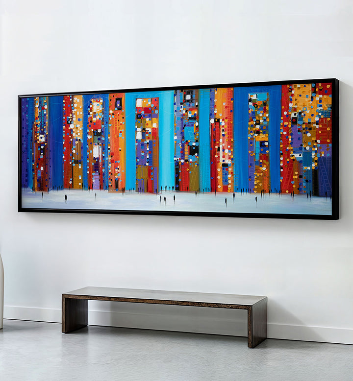 ABSTRACT CITY LIFE , PANORAMIC ART