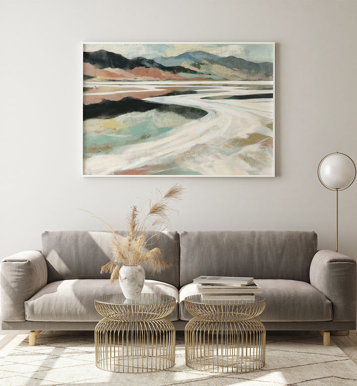 ABSTRACT DESERT SALT FLATS