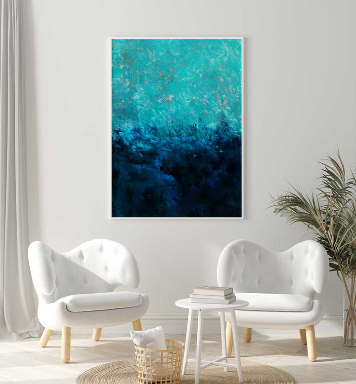 Transform your space with ABSTRACTION DESIGN II, ABSTRACT PAINTINGS, blending elegance and vibrant tones beautifully.