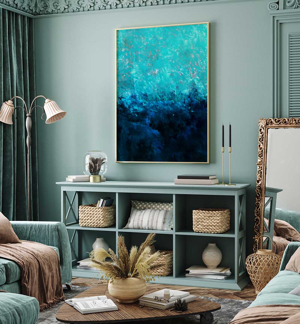 Elevate your decor with ABSTRACTION DESIGN II, ABSTRACT PAINTINGS featuring vibrant hues and modern elegance.