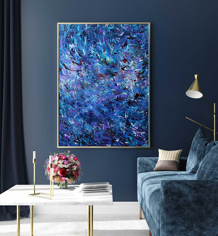 Vibrant ABSTRACT DESIGN XX, ABSTRACT PAINTINGS enhancing modern living spaces with creativity and sophistication.