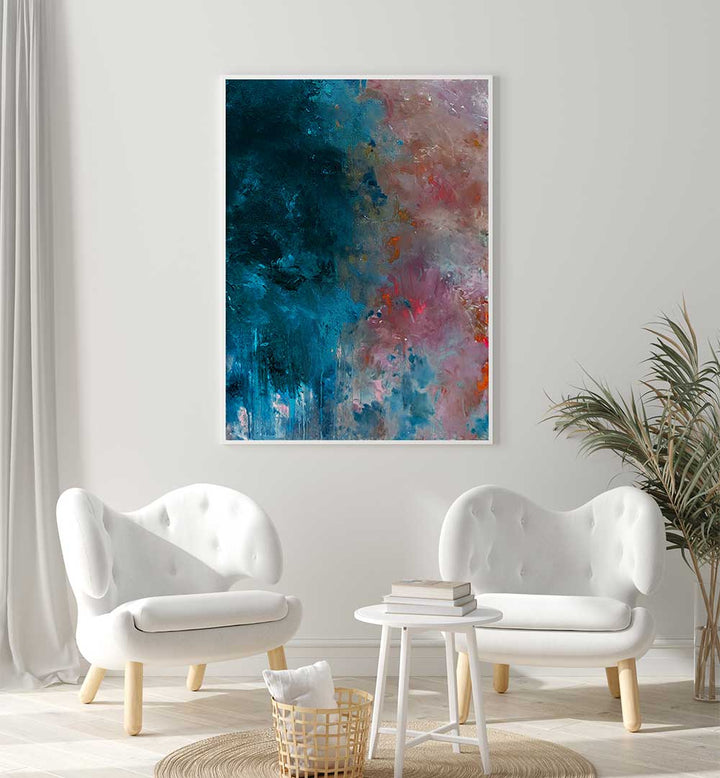 Elevate your space with ABSTRACT DESIGN XVIII, an exquisite piece of ABSTRACT PAINTINGS featuring vibrant colors and textures.