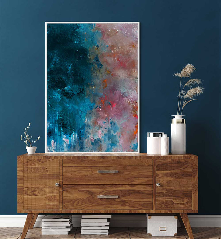 Elevate your space with ABSTRACT DESIGN XVIII, vibrant ABSTRACT PAINTINGS that embody modern aesthetics.
