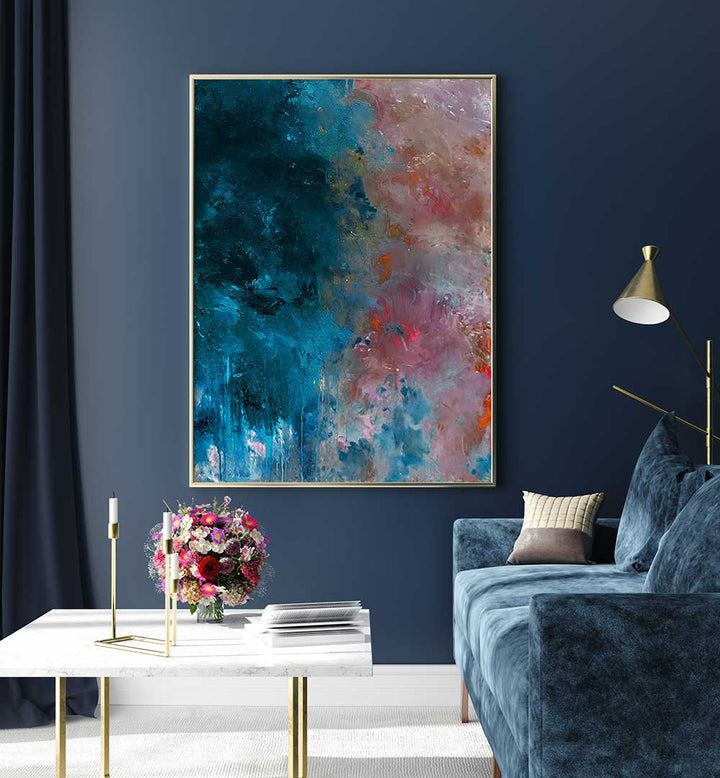 Elevate your decor with ABSTRACT DESIGN XVIII, stunning ABSTRACT PAINTINGS that blend vibrant colors and textures.