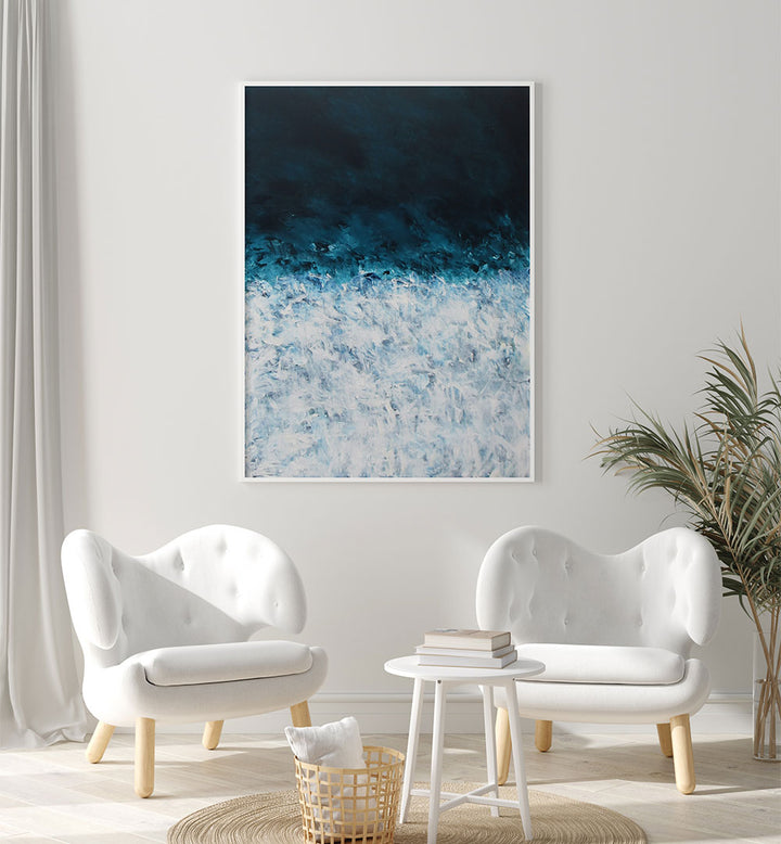Elevate your décor with ABSTRACT DESIGN XI, an exquisite abstract painting featuring vibrant colors and dynamic brush strokes.