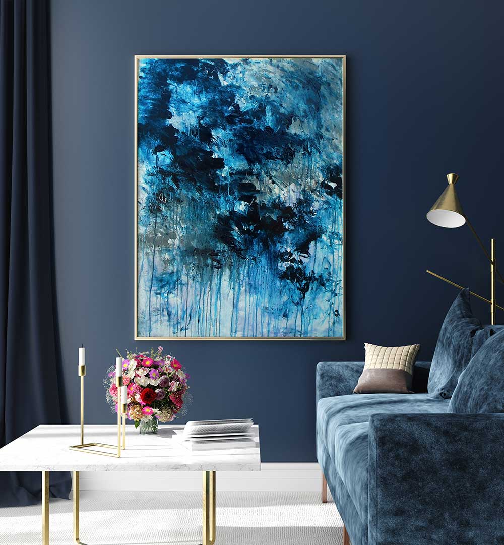 Elevate your space with ABSTRACT DESIGN VII, ABSTRACT PAINTINGS, showcasing vibrant colors and modern decor elegance.