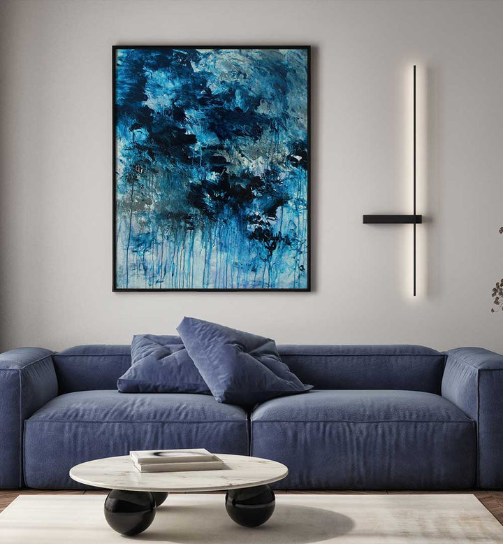 Transform your space with ABSTRACT DESIGN VII, a stunning blend of colors in modern abstract paintings.