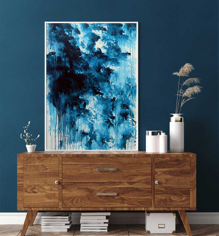 Elevate your decor with ABSTRACT DESIGN V, a stunning piece of ABSTRACT PAINTINGS that inspires tranquility and creativity.