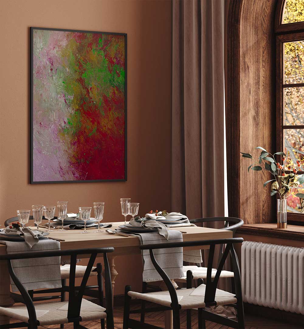 Vibrant ABSTRACTION DESIGN XI, ABSTRACT PAINTINGS enhance your space with captivating colors and artistic allure.