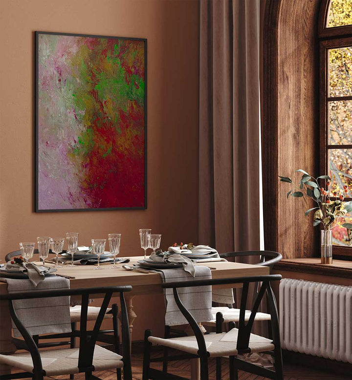 Vibrant ABSTRACTION DESIGN XI, ABSTRACT PAINTINGS enhance your space with captivating colors and artistic allure.