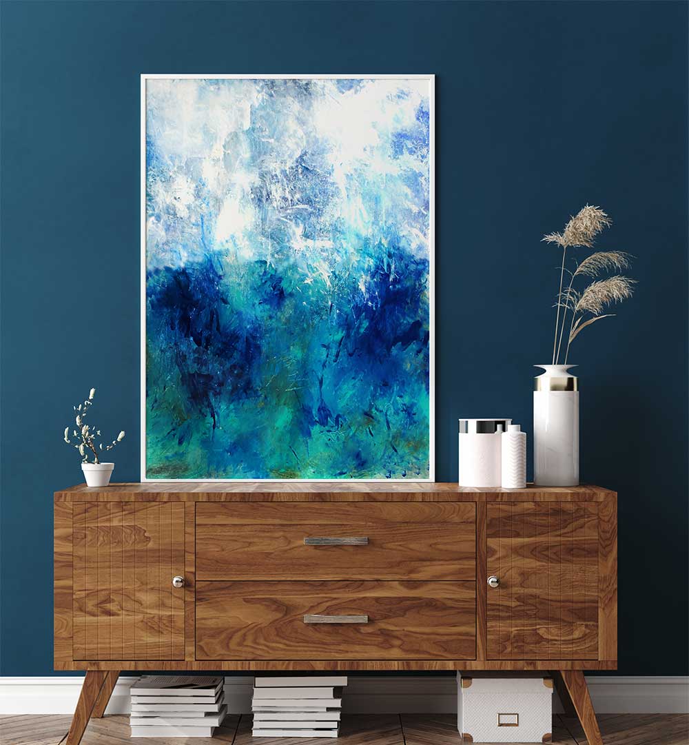 Stunning ABSTRACTION DESIGN X, ABSTRACT PAINTINGS bring vibrant color and life to your living space decor.