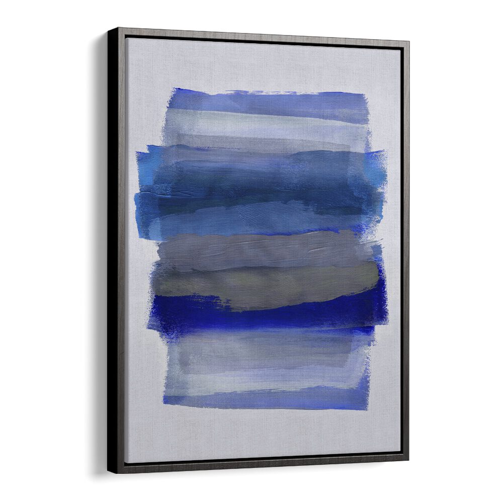 Abstract Duality In Brush Strokes By Mareike Bohmer Abstract Art Artwork in Black Floater Frame
