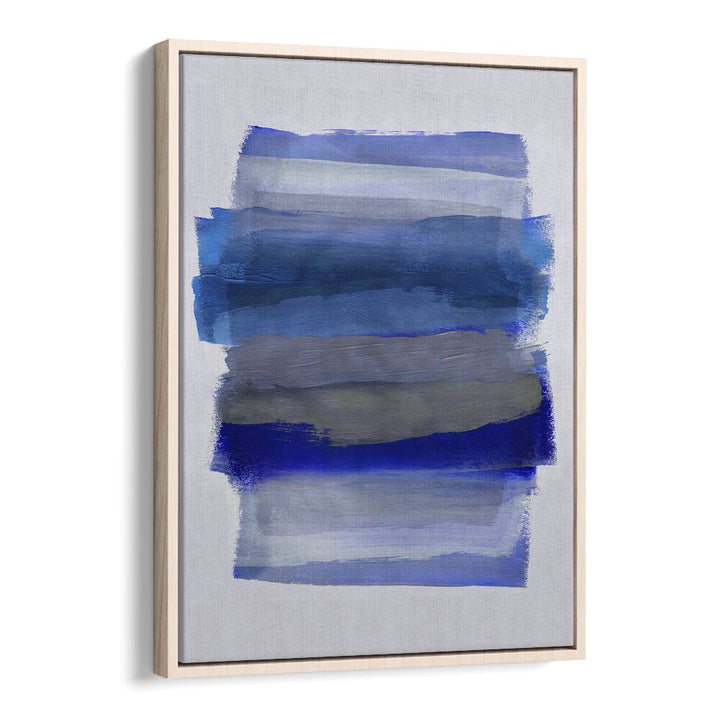 Abstract Duality In Brush Strokes By Mareike Bohmer Abstract Art Artwork in Oak Wood Floater Frame
